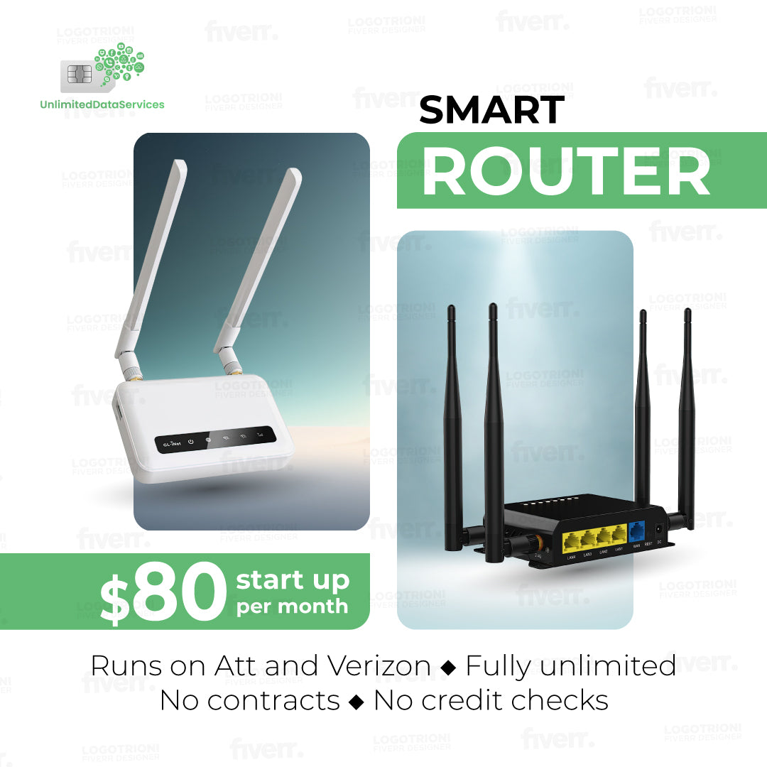 Flash Sale 2023 AT&T or Verizon Basic Internet Plan --$80 a Month --5 Day Shipping