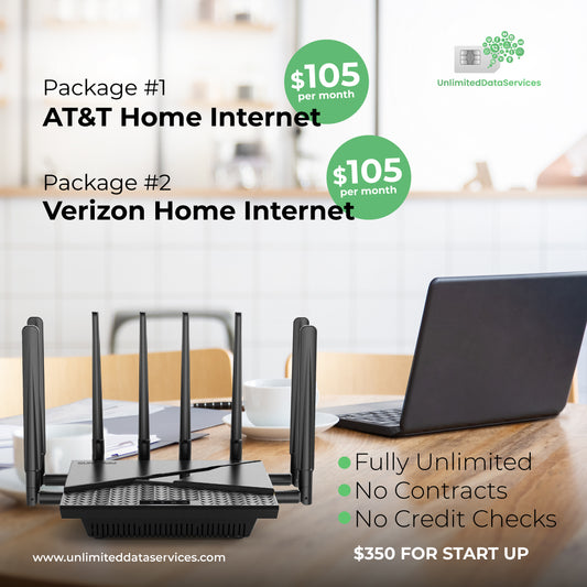 2023 5G AT&T or Verizon Expert Internet Plan --$105 a Month --15  Day Shipping